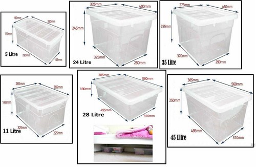 Set plastic storage - of, box