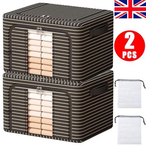 2pcs 100l folding storage - 100l,