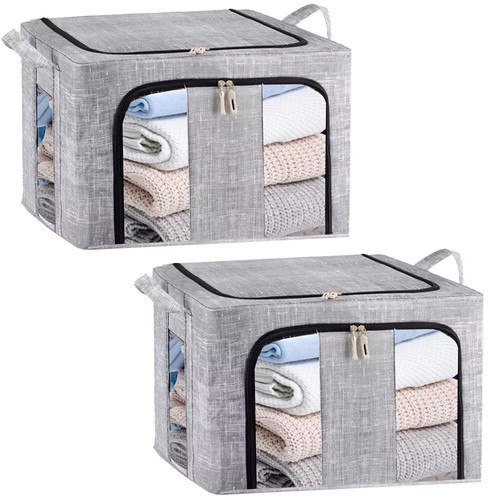 2pcs 66l storage box - 2pcs,