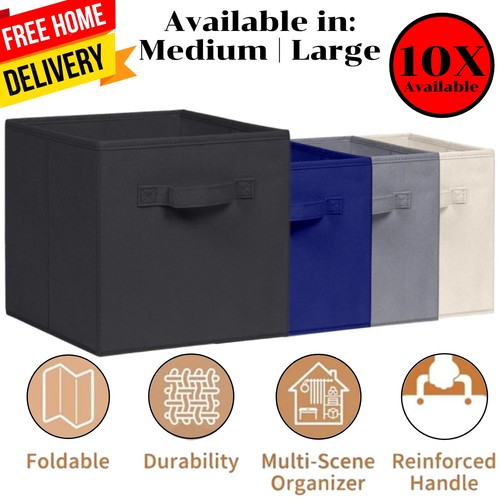 10x cube storage boxes - storage,