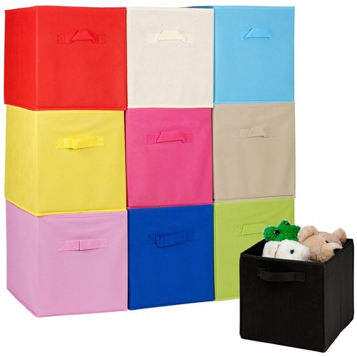 Collapsible cube storage boxes - storage,