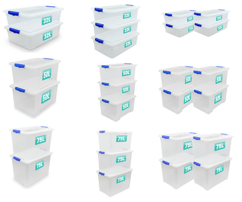 Plastic storage boxes - storage,