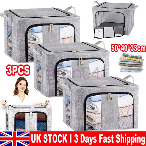 66l folding storage - 3x,