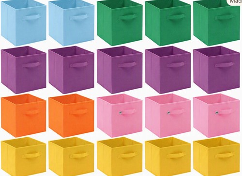 Foldable storage cubes pack - foldable,