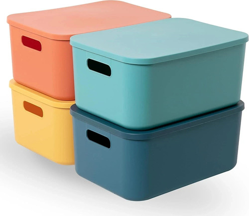 Plastic storage box with - box,