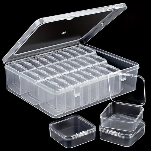 Clear plastic organizer case - plastic,