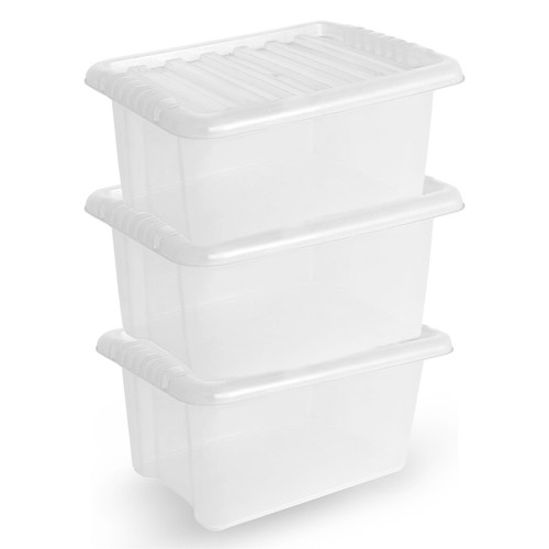14l clear plastic storage - x,