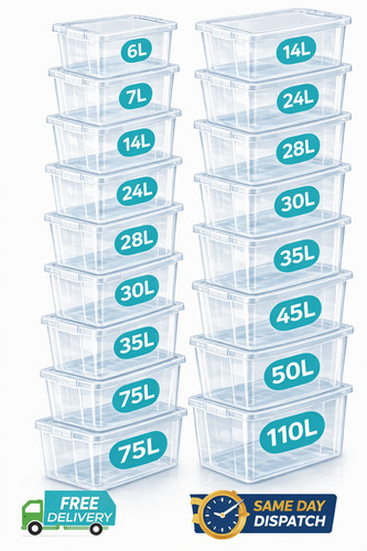 Plastic storage boxes with - storage,