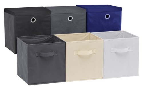 Foldable storage boxes with - storage,