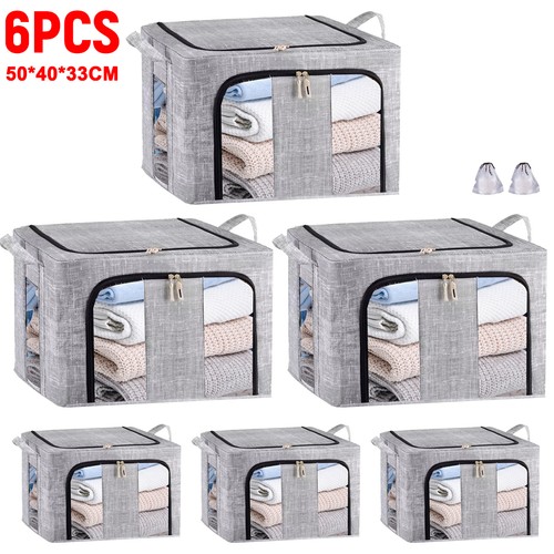 6pcs 66l folding - 6pcs, storage