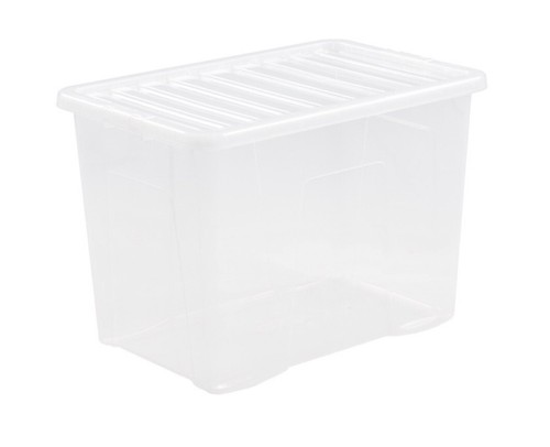 Clear plastic storage boxes - plastic,