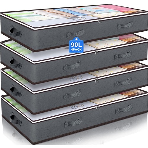 90l large underbed storage - 4x,