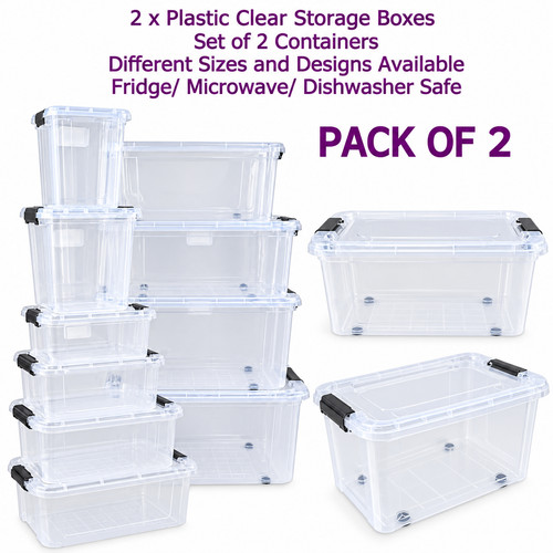Plastic storage boxes - plastic,