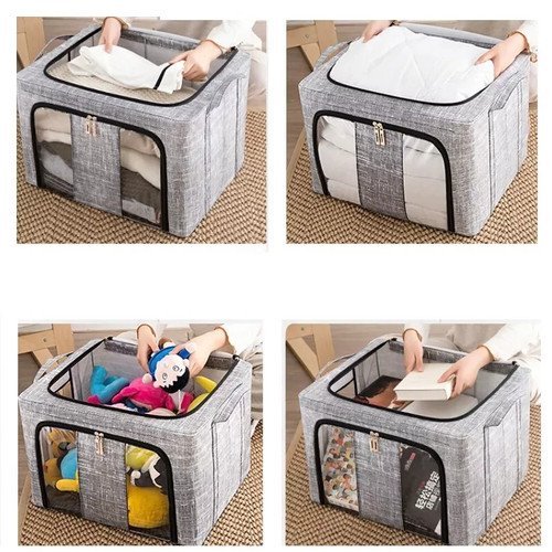 66l clothes storage box dual - clothes,