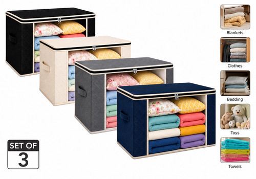 Foldable storage bags clear - bags,